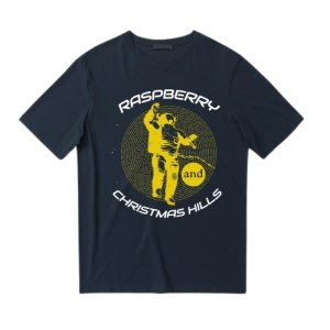 Raspberry Worldwide Hills T Shirt Black